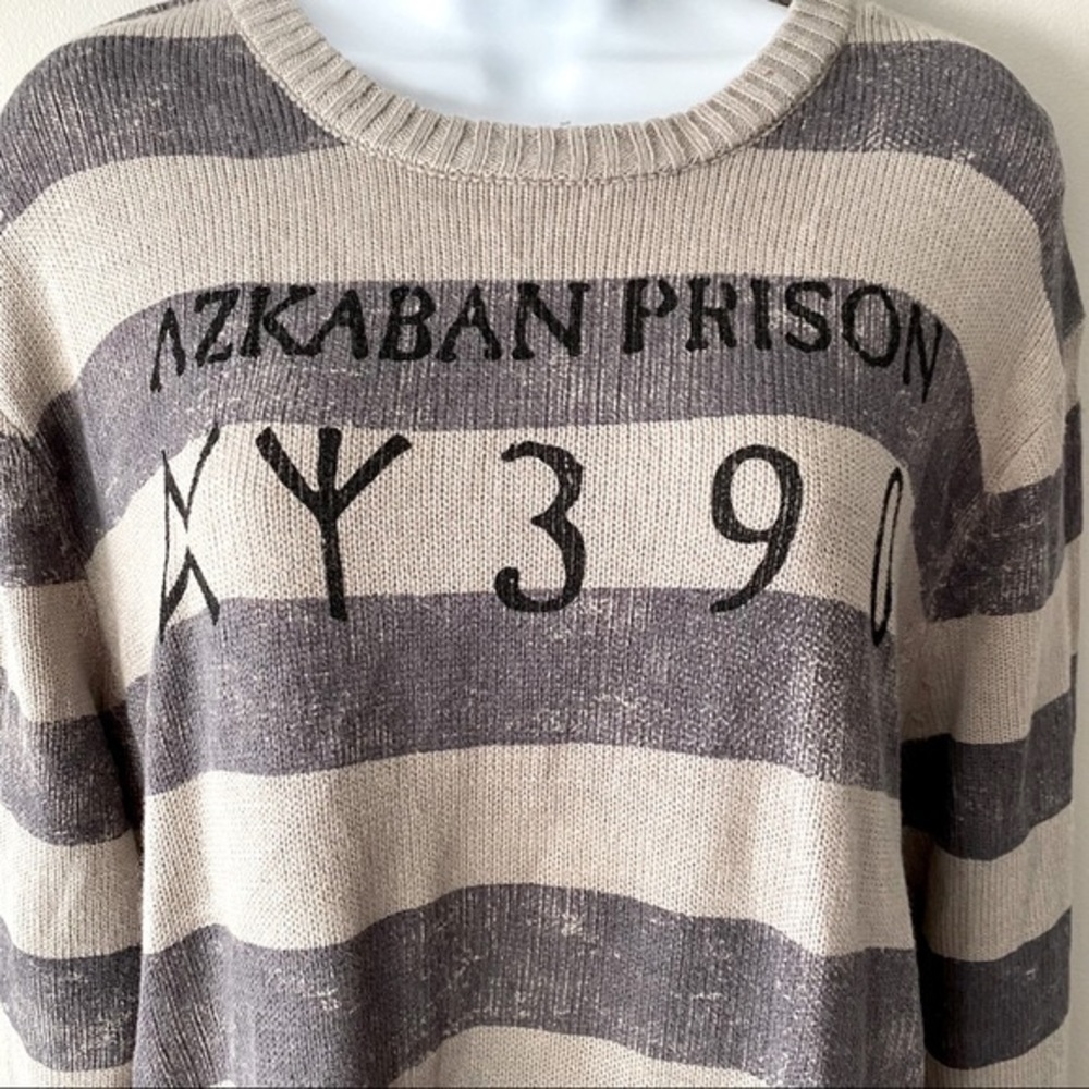 NWT Harry Potter Prisoner of Azkaban Sirius Black striped sweater Hot Topic